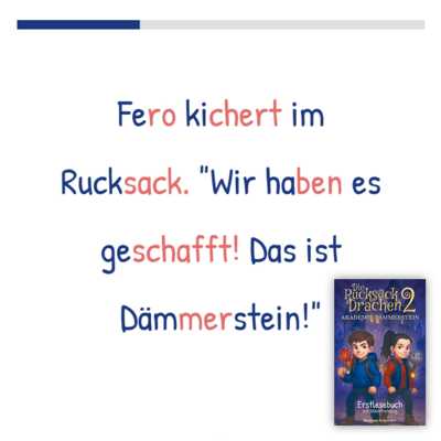 Das Drachen-Abenteuer geht weiter! Lio kommt auf die Akademie Dämmerstein und lernt Feuermagie. Doch ein gefährlicher Feind bedroht die Schule. Erstlesebuch ab 7 Jahren mit 2 Sätzen pro Seite – ideal für Kinder, die mehr lesen wollen!
