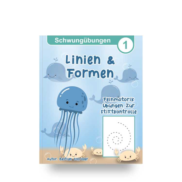 Schwungübung 1 - Schwungübungen zur Feinmotorik ab 4 Jahren